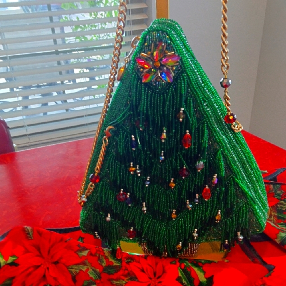 Mary Frances Festive Fir Christmas Tree Bag